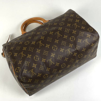 Louis Vuitton Speedy 35 Boston Bag Handbag Monogram Brown M41524 Women