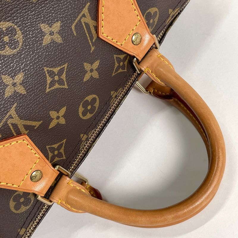 Louis Vuitton Speedy 30 Mini Boston Handbag Monogram Brown M41526 Women