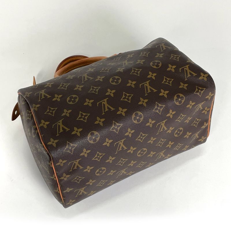 Louis Vuitton Speedy 30 Mini Boston Handbag Monogram Brown M41526 Women