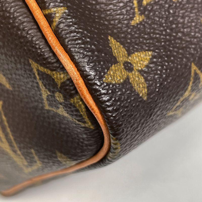 Louis Vuitton Speedy 30 Mini Boston Handbag Monogram Brown M41526 Women