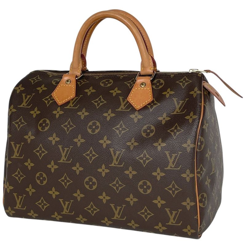 Louis Vuitton Speedy 30 Mini Boston Handbag Monogram Brown M41526 Women
