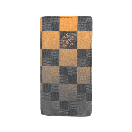 Louis Vuitton Damier Graphite Giant Portefeuille Brazza N60424 Wallet