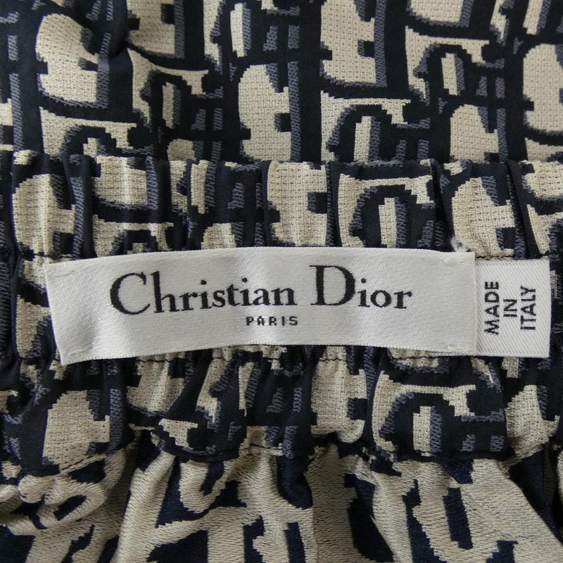 Christian DIOR Oblique Technical Taffeta 127j24a2970 Skirt
