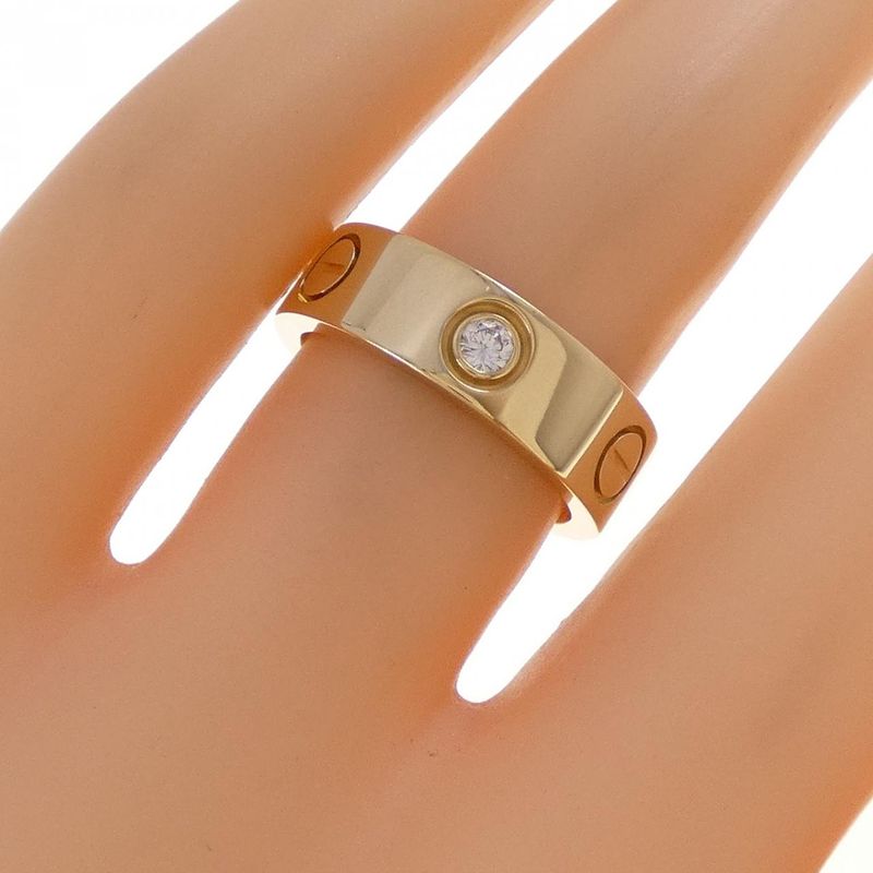 Cartier Love Half Diamond Ring