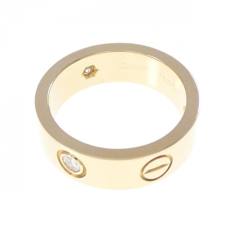 Cartier Love Half Diamond Ring