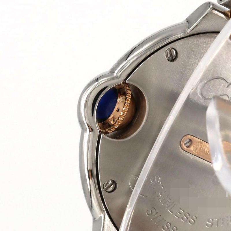 Cartier Ballon Bleu SM PG Combination 11P W3bb0005 Ssxpg Quartz