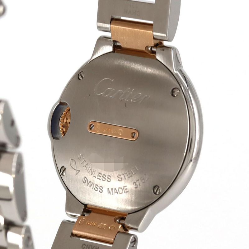 Cartier Ballon Bleu SM PG Combination 11P W3bb0005 Ssxpg Quartz