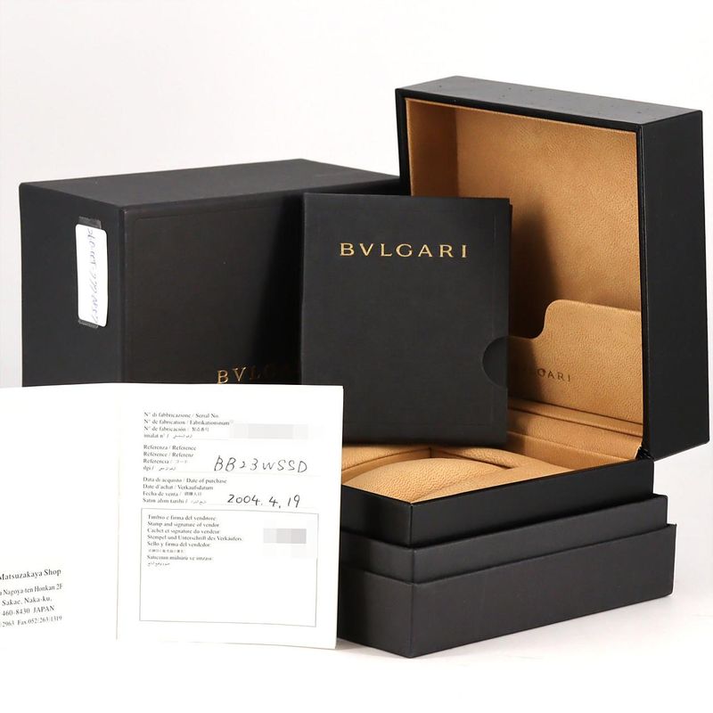 Bulgari Bb23ss/bb23wssd SS Quartz