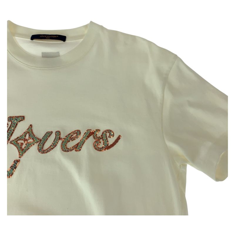 Louis Vuitton Embroidered Size S White Multicolor Cotton Rm242mm (953in) NPL