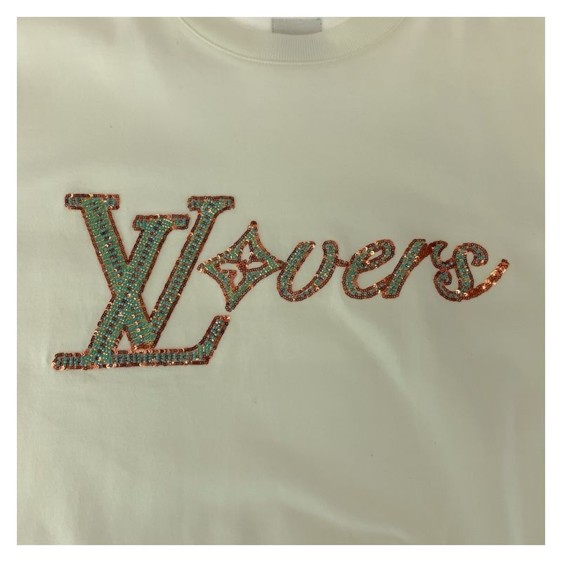 Louis Vuitton Embroidered Size S White Multicolor Cotton Rm242mm (953in) NPL