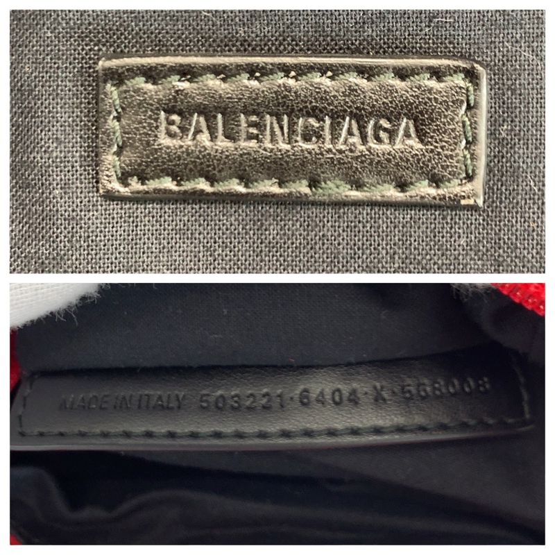 Balenciaga Explorer Red Black Nylon 503221 Backpack Sac Daypack Backpack 505945