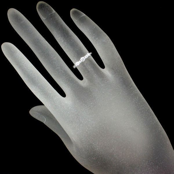 Chanel Diamond Ring White Gold Ribbon 47 Certificate