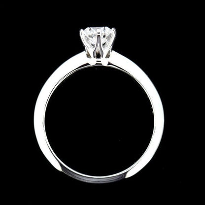 Tiffany & Co Solitaire 061ct Diamond Ring E-vvs2 Pt950
