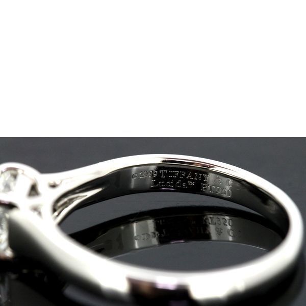 Tiffany & Co Lucida 064ct H-vvs1 Diamond Ring Pt950