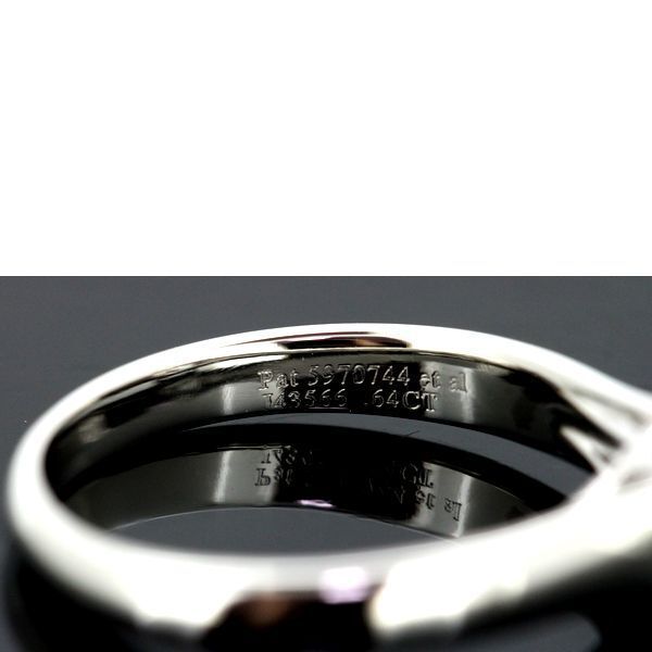 Tiffany & Co Lucida 064ct H-vvs1 Diamond Ring Pt950