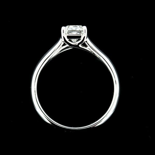 Tiffany & Co Lucida 064ct H-vvs1 Diamond Ring Pt950
