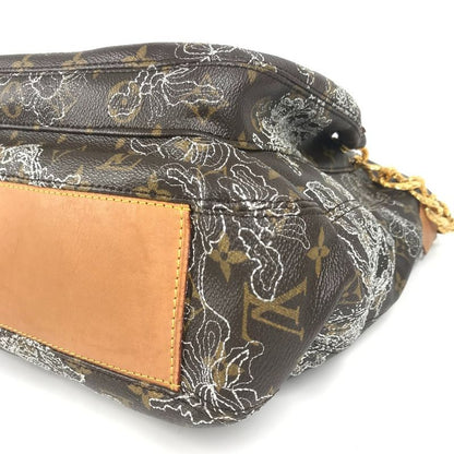 Louis Vuitton Shoulder Bag Fersen M95406 Monogram Canvas Argent White