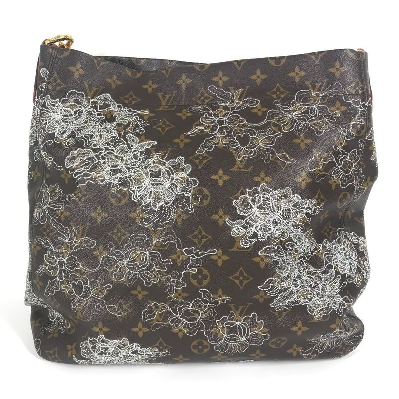 Louis Vuitton Shoulder Bag Fersen M95406 Monogram Canvas Argent White
