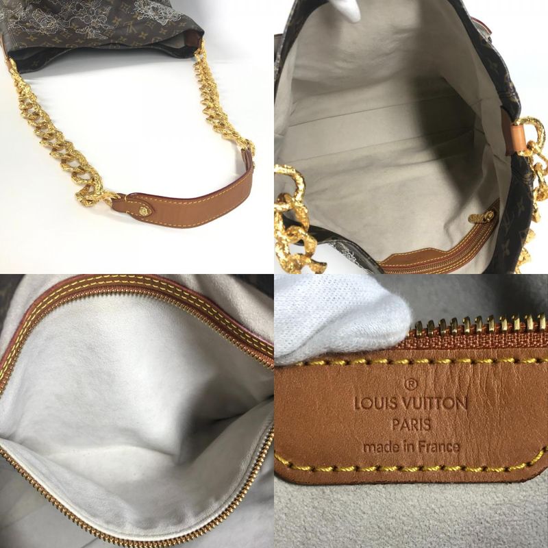 Louis Vuitton Shoulder Bag Fersen M95406 Monogram Canvas Argent White