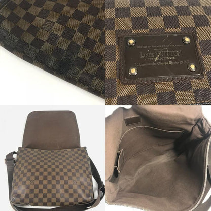 Louis Vuitton Shoulder Bag Brooklyn MM Brooklyn MM N51211 Damier Canvas Ebène