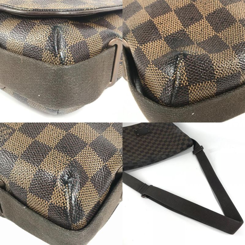 Louis Vuitton Shoulder Bag Brooklyn MM Brooklyn MM N51211 Damier Canvas Ebène