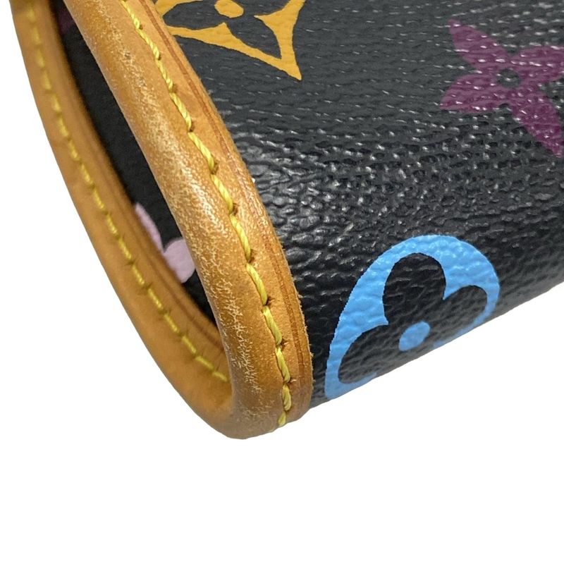 Louis Vuitton Handbag Monogram Multicolor Shirley M40050 Noir Black Leather