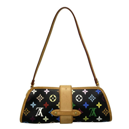 Louis Vuitton Handbag Monogram Multicolor Shirley M40050 Noir Black Leather