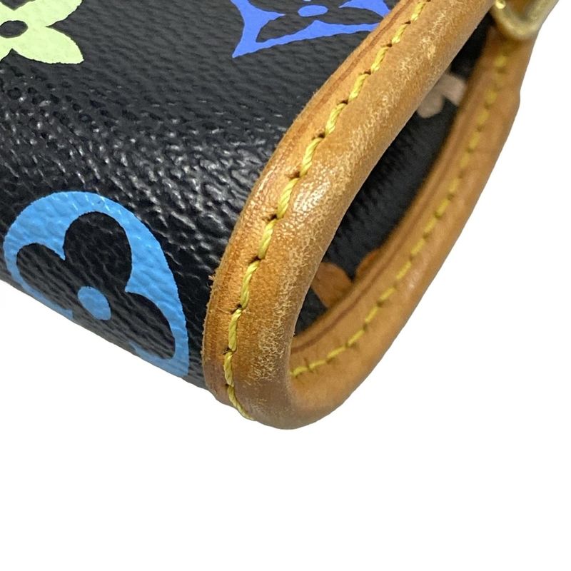 Louis Vuitton Handbag Monogram Multicolor Shirley M40050 Noir Black Leather