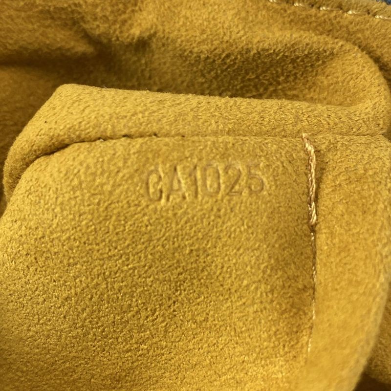 Louis Vuitton Shoulder Bag Monogram Denim Mini Pleated M95050 Blue Cotton