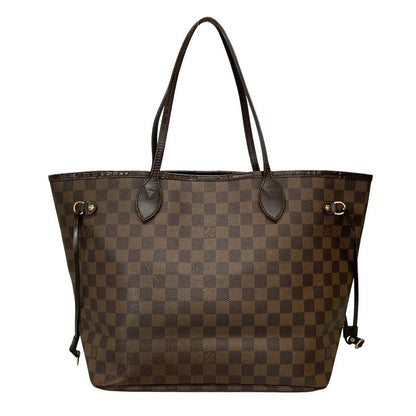 Louis Vuitton Damier Neverfull MM N51105 Ebène Tote Bag