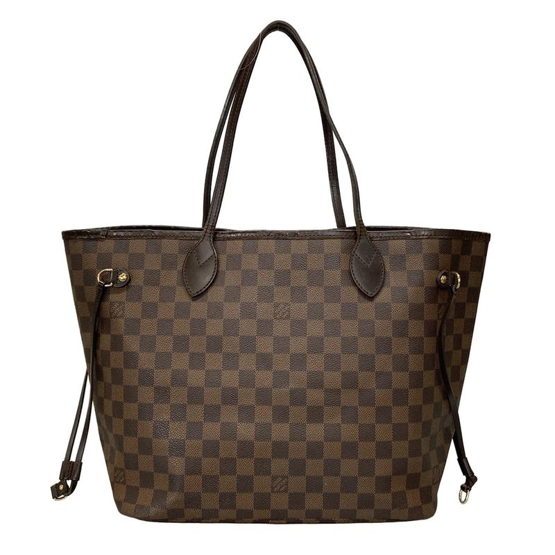 Louis Vuitton Damier Neverfull MM N51105 Ebène Tote Bag