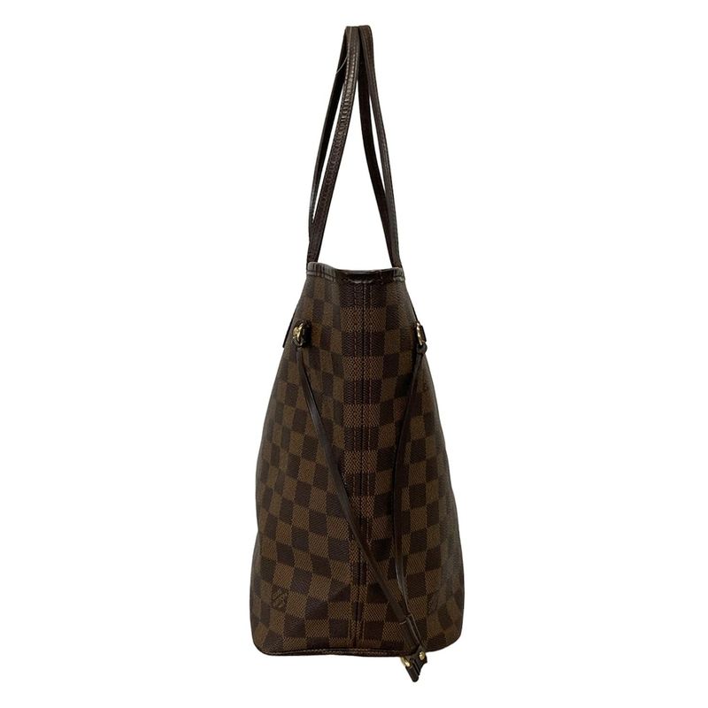 Louis Vuitton Damier Neverfull MM N51105 Ebène Tote Bag