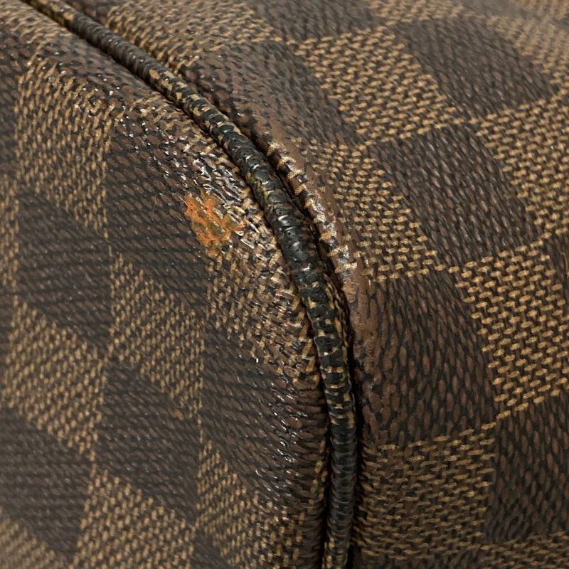 Louis Vuitton Damier Neverfull MM N51105 Ebène Tote Bag