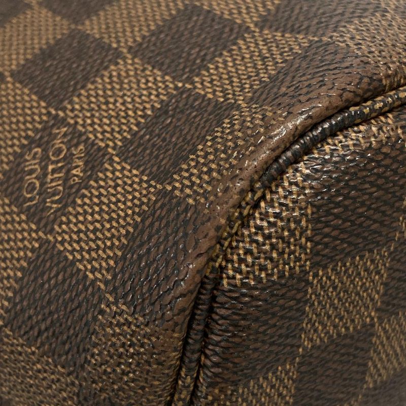 Louis Vuitton Damier Neverfull MM N51105 Ebène Tote Bag