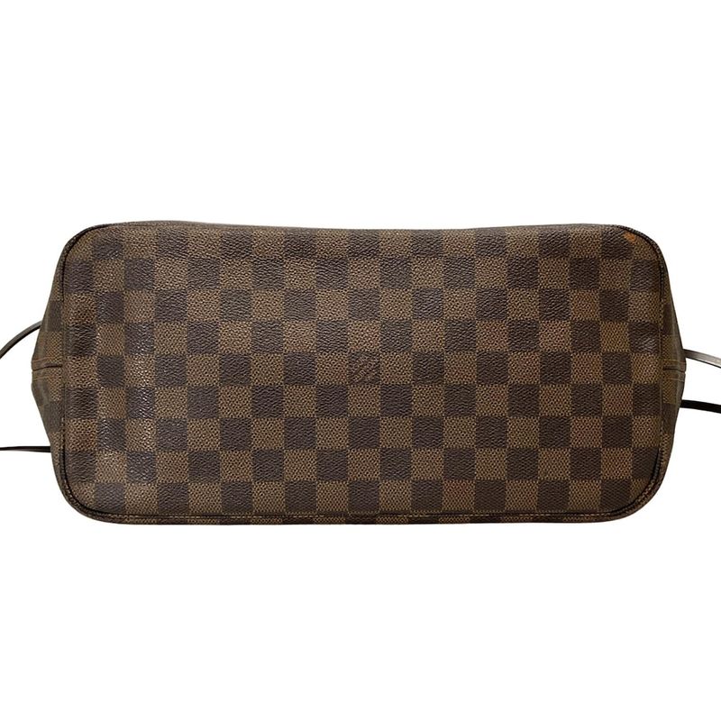 Louis Vuitton Damier Neverfull MM N51105 Ebène Tote Bag