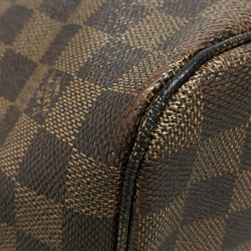 Louis Vuitton Damier Neverfull MM N51105 Ebène Tote Bag