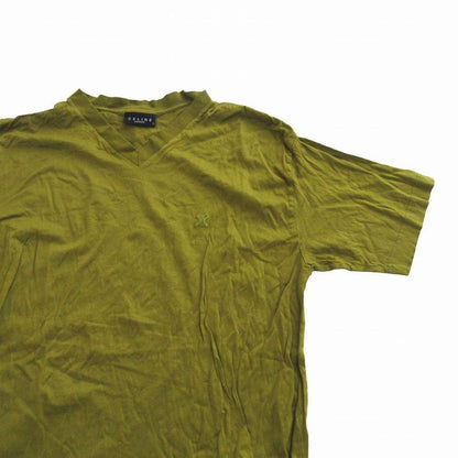 Celine Homme Celine Homme Triomphe Logo Embroidery T-Shirt V-Neck Short Sleeves