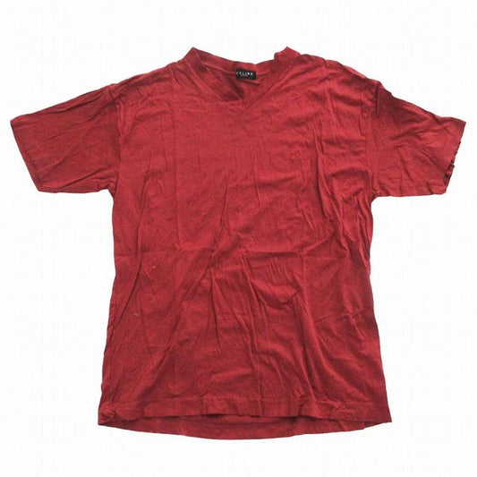 Celine Homme Celine Homme Triomphe Logo Embroidery T-Shirt V-Neck Short Sleeves