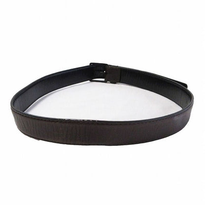 Louis Vuitton Logo Buckle Leather Belt Size 80 32 Brown Men's