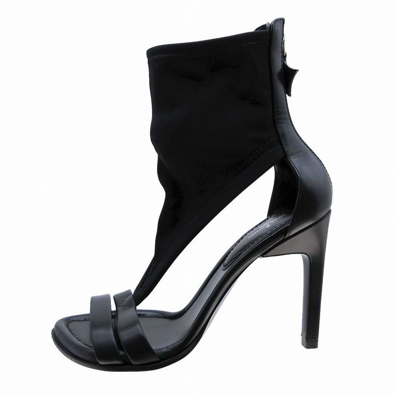Louis Vuitton Boots Sandals Cutwork Monogram Back Zip Size 36.5 23.5cm (9.25in)