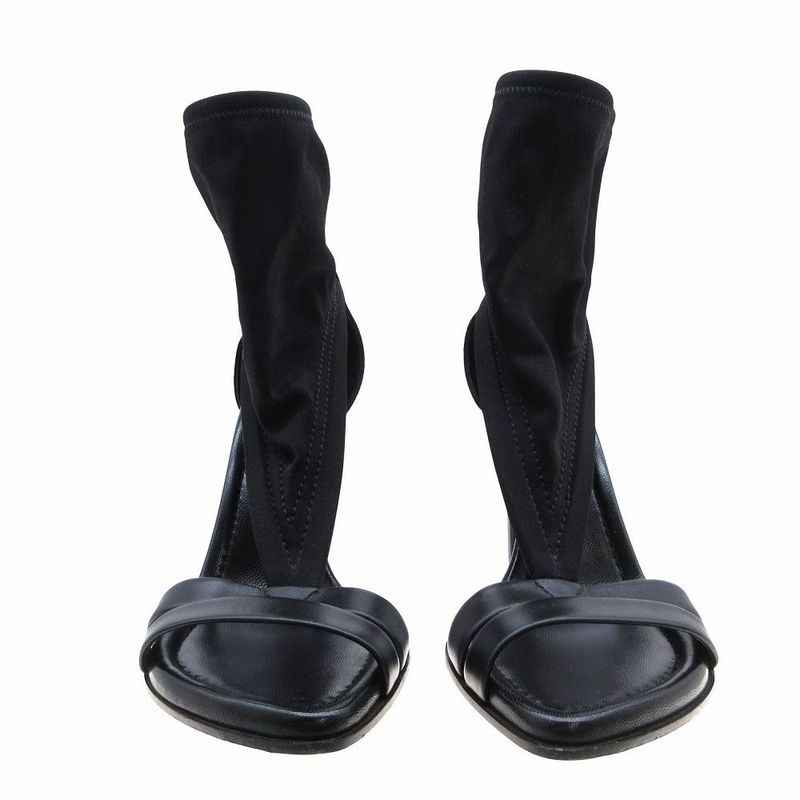 Louis Vuitton Boots Sandals Cutwork Monogram Back Zip Size 36.5 23.5cm (9.25in)