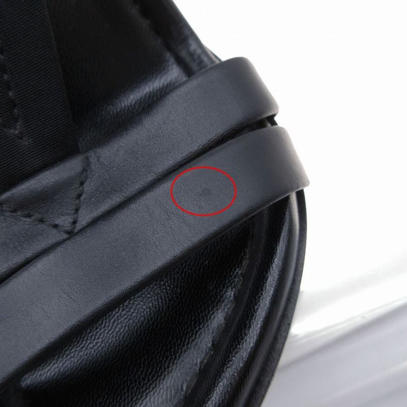 Louis Vuitton Boots Sandals Cutwork Monogram Back Zip Size 36.5 23.5cm (9.25in)