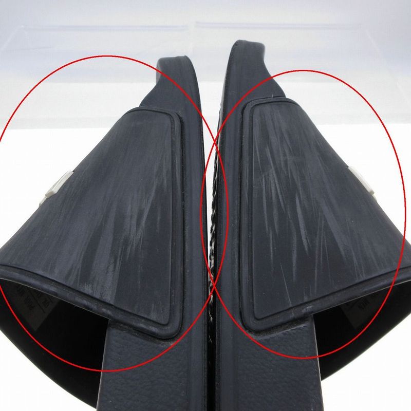 Balenciaga Shower Sandals Logo Slide Bee Sandals Size 27.5cm (10.83in) Black