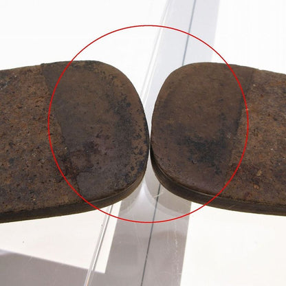 Hermes Oran Sandals Mules Gold Leather Flat Slides Made in Italy Size 34.5