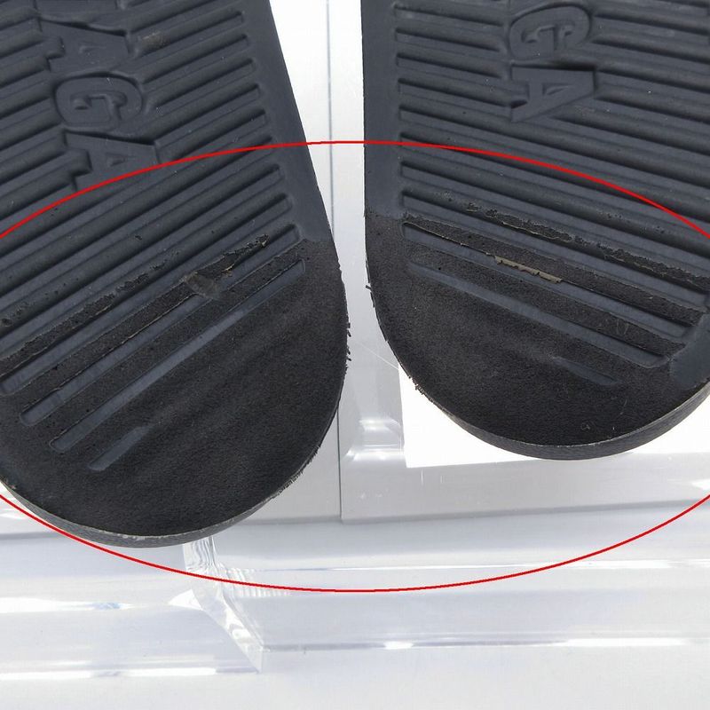 Balenciaga Shower Sandals Logo Slide Bee Sandals Size 27.5cm (10.83in) Black