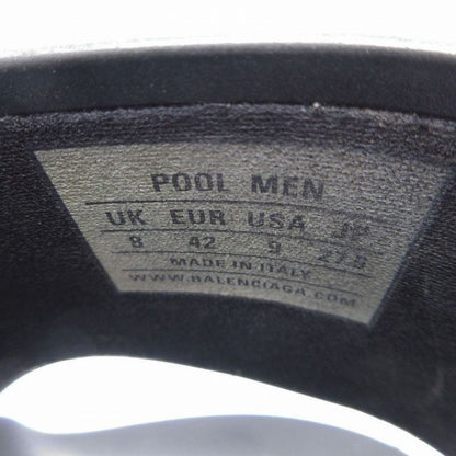 Balenciaga Shower Sandals Logo Slide Bee Sandals Size 27.5cm (10.83in) Black