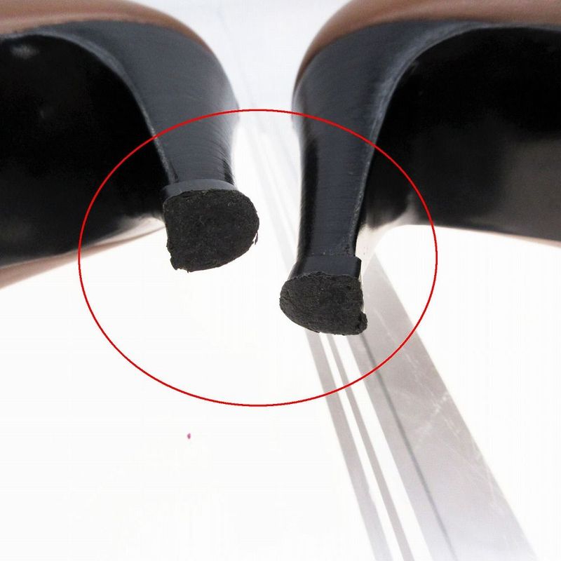 Hermes Leather Long Boots Heels H Logo Belt Made in Italy Shoes Size 36 22.5cm