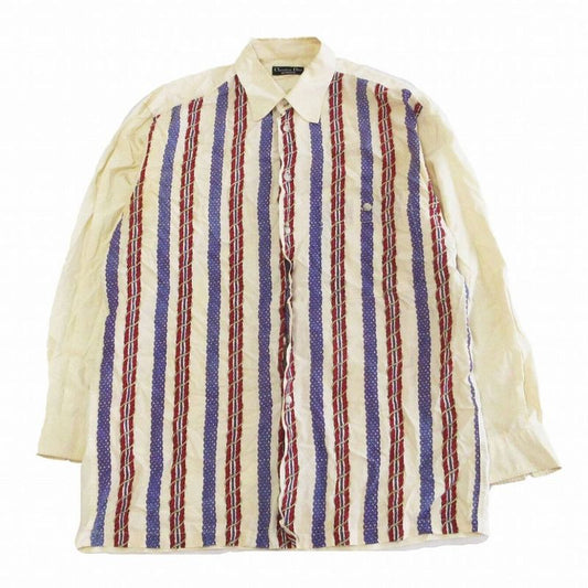Christian Dior Monsieur Christian Dior Monsieur Vintage Silk Rope Print Shirt