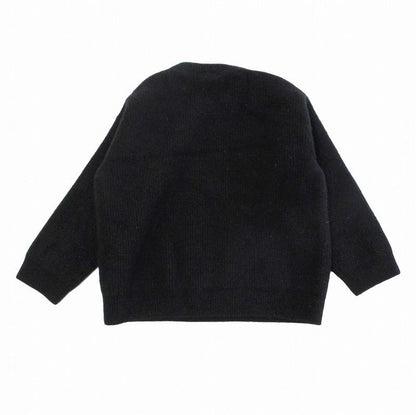 Celine Oversize D Logo Crewneck Sweater 2a19r423p Size L Women's Black Tnt