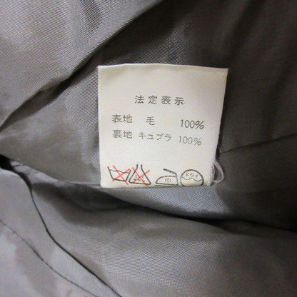 Christian Dior Prêt-À-Porter Wool Collarless Jacket V-Neck Long Sleeves Brown M